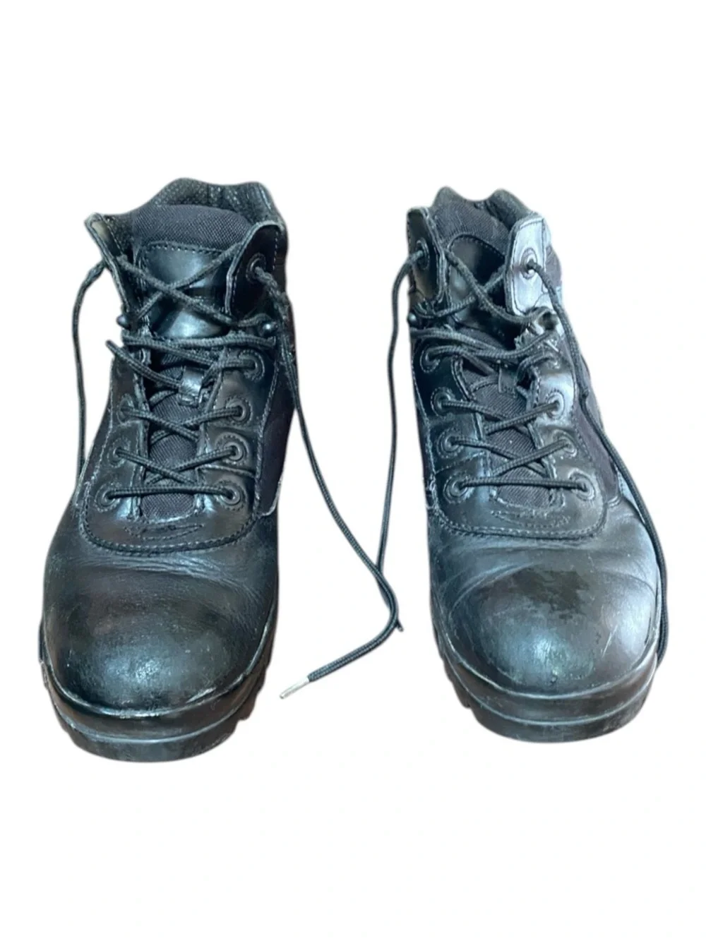 Men's Black Tactical Ankle Boots - Unbranded